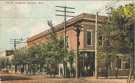 In 1920 a fire destroyed Cranfords Store and the entire block and wiped out the fortune of  the founder of First National bank.  By 1925 the bank was in serious trouble and Mr. Abner L. Sherer took o